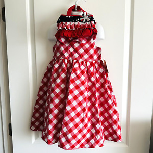 NWT 5T 5 Gymboree Sundress American Cutie Red White Gingham Dress Purse $39