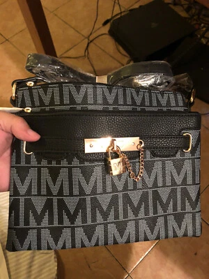 MKF коллекции Mia K Farrow Moda M подпись сумка с ярлыками * новый * - Изображение 1 из 2