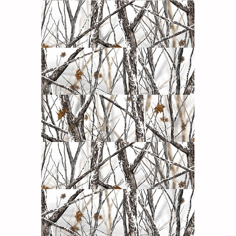 Panel basculante camuflaje gráfico tormenta de nieve nevada calcomanía envoltura camuflaje 5 paneles MATE Foto 1 de 2