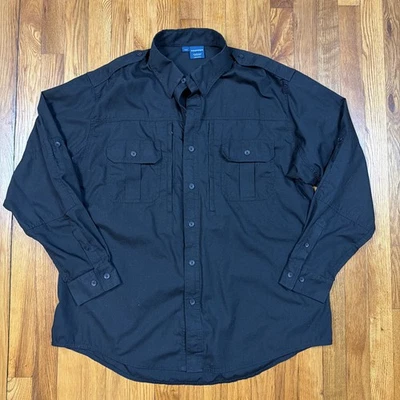 Camisa táctica Propper para hombre XL Ripstop guardia de seguridad clásica negra Foto 1 de 4