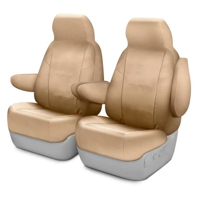 For Dodge Dakota 08-10 Cordura Ballistic 1st Row Cashmere Custom Seat Covers Foto 1 de 4