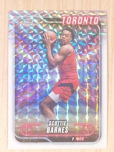 2024-25 Topps Cromo #89 Scottie Barnes Geométrico Blanco 04/10 - Imagen 1 de 2