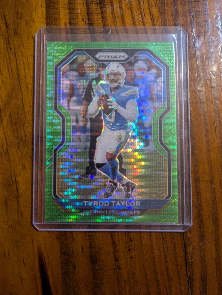 2020 Panini Prizm Neon Green Pulsar Prizm #145 Tyrod Taylor - Image 1 of 2