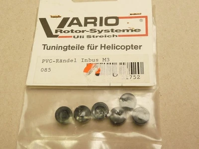 Ersatzteil PVC Rändel M3 für Vario Sky Fox Hubschrauber Heli Verbrenner Elektro - Bild 1 von 4