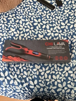Chi Lava 1" Volcanic Lava Ceramic Pro Spin N Curl Curling Wand - Image 1 of 2