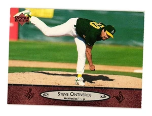 1996 Upper Deck #161 Steve Ontiveros Oakland Athletics - Picture 1 of 2