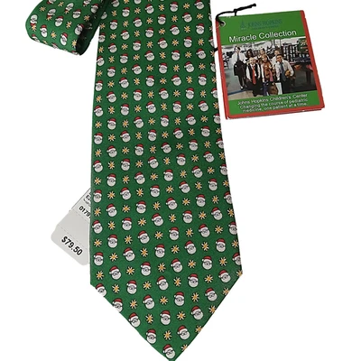 Jos. A. Corbata de Banco The Miracle Collection "Santa" Hombre 100% Seda Corbata de Navidad Foto 1 de 4