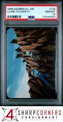 1986 HASBRO G.I. JOE #176 CLIMB TO SAFETY POP 3 PSA 10 - Image 1 of 3