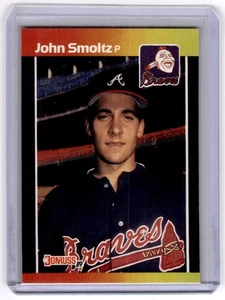 Donruss John Smoltz 1989 novato Atlanta Braves #642 - Imagen 1 de 2
