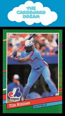 Tim Raines 1991 Donruss #457 HOF Montreal Expos Baseball Card - Image 1 of 2