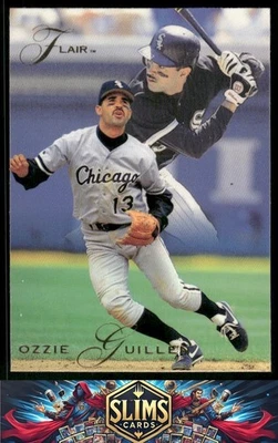 1993 Flair Chicago White Sox Ozzie Guillen #184 - Image 1 of 2