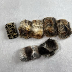 3 Paar Donna Salyers Faboulous Pelze Faux Pulswärmer Armband - Bild 1 von 3