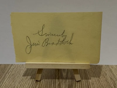 JAMES JIM BRADDOCK SIGNED AUTO CUT PENCIL CINDERELLA MAN HOF HV CHAMP PSA LOA - Image 1 of 2