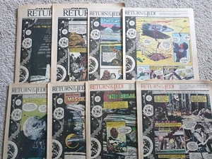 Return of the Jedi 1st 8 Issues 1983 Rare Star Wars Weekly UK Marvel Comics Poor - Picture 1 of 9