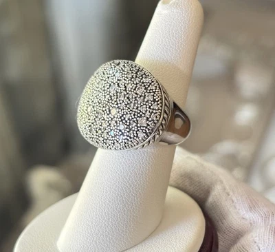 Anillo de cóctel David Yurman Midnight Melange con diamantes 6,5 Foto 1 de 4