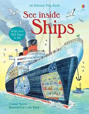 See Inside: Ships - Board book, by Conrad Mason - Good - Image 1 of 2