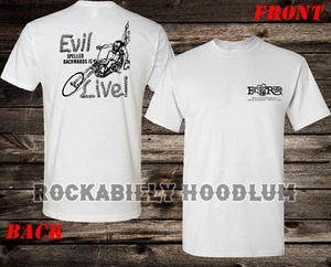 Retro Hot Rod Tee T Shirt Ed Big Daddy Roth Studios 60's Evil Backwards Live - Picture 1 of 7