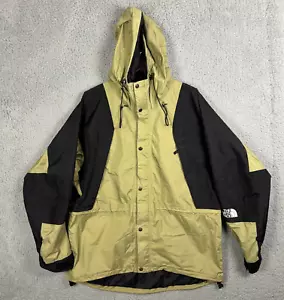 Vintage The North Face GORE-TEX Hooded Jacket Men's Large Green Black FLAW READ - Picture 1 of 18