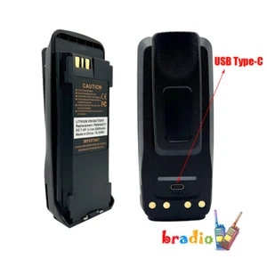 2600mAh USB-C Li-ion Battery For XTS1500 XTS2500 XTS2250 PR1500 Portable Radios - Picture 1 of 3