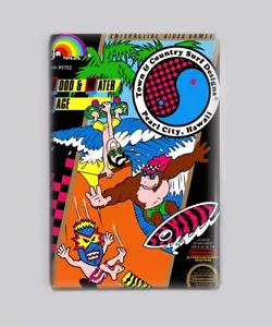 T&C DISEÑOS DE SURF - IMÁN DE NEVERA 2"x3" (nintendo nes videojuego caja arte - Imagen 1 de 2