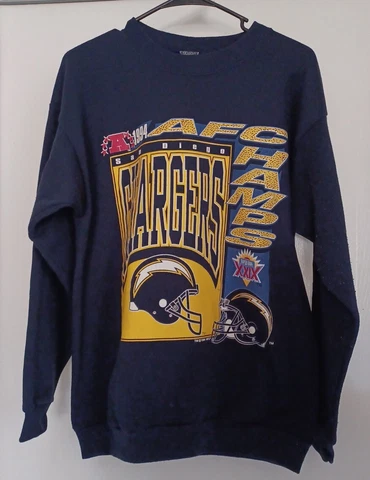 Vintage San Diego Chargers Sweatshirt 1994 AFC  used Cover