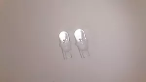 White T10 2 pcs LED Light Bulbs 168 194 921 W5W Wedge Interior 1-SMD Style - Foto 1 di 1