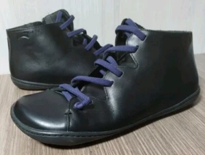 Scarpe casual CAMPER Peu da donna taglia 39 EU 8,5 US in pelle nera - Foto 1 di 12