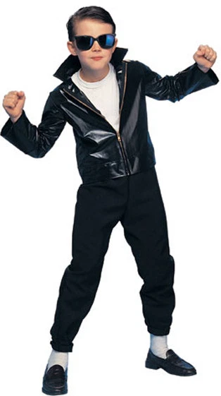Disfraz Greaser para niños - grande (talla 12-14) 10068 Foto 1 de 1