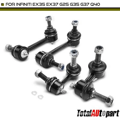 4x Stabilizer Bar Link for INFINITI EX35 EX37 G25 G35 Q40 Q60 AWD Front & Rear - Image 1 of 4