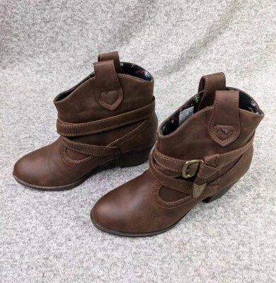 Rocket Dog Satire Womens Fashion Casual Western Ankle Boots, Size 8 Dark Brown - Image 1 of 4