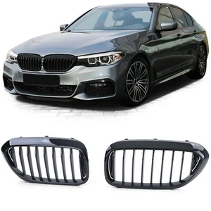 Griglia radiatore sportiva Performance lucida adatta per BMW Serie 5 G30 G31 17-20 - Foto 1 di 8