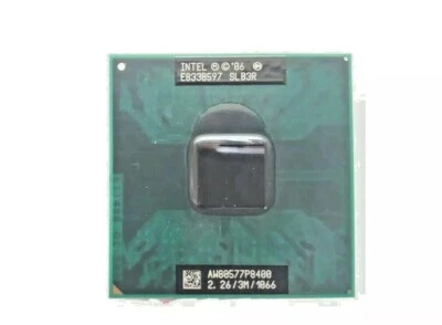 SLB3R Intel Core 2 Duo Mobile P8400 2.26GHz 1066MHz Socket CPU Processor - Image 1 of 2