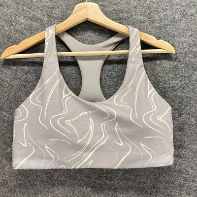 Sujetador Old Navy Activewear Mujer L Grande Gris Geométrico Push Up Powersoft Espalda Corredora Foto 1 de 4
