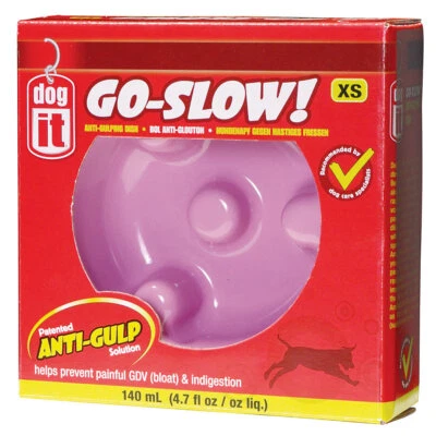 Dogit Go-Slow! Antischling Napf pink 140ml für Hunde Futternapf Wasser - Bild 1 von 2