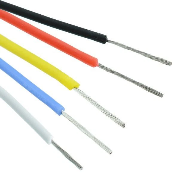 SWITCH ELECTRONICS Red Black Blue White Yellow 18AWG Silicone Lead Wire Cable 150/0.08mm