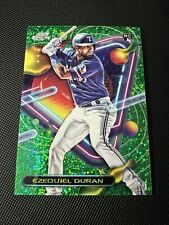 2023 Topps Cosmic Chrome SP Ezequiel Duran Green Space Dust #26/75 Texas Rangers