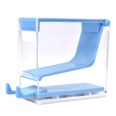 1X Dental Cotton Roll Dispenser Press Type Cotton Rolls Holder Organizer Blue - Image 1 of 4