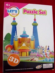 Let's Create Childs 3D Puzzle Castle Puzzle Set NEW - Picture 1 of 3