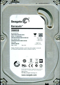ST2000DM001, 1E6164-570, SC48, WU, W1E5 SEAGATE SATA 2 TB - Bild 1 von 2