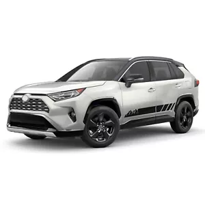 Calcomanía de gráficos a rayas inferiores de montaña compatible con Toyota Rav4 - Imagen 1 de 15