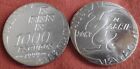 1999 PORTUGAL 1000 Escudos SILVER CARNATION APRIL REVOLUTION 25 YEARS LARGE