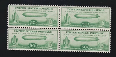 US C18 50c Air Mail Mint VF-XF OG NH SCV $300 - Image 1 of 2