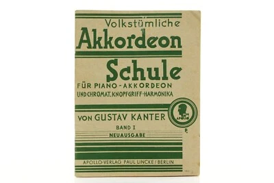 Volkstumliche Akkordeon Schule fur Piano-Akkordeon und Chromat Harmonika Band I - Image 1 of 2