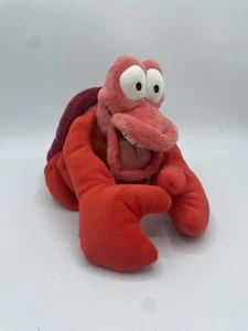 Disney Store 8" Sebastian Bean Bag Plush The Little Mermaid Crab Stuffed Animal - Picture 1 of 3