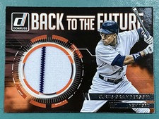 2016 DONRUSS BACK TO THE FUTURE MATERIALS CURTIS GRANDERSON #BFCG