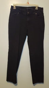 NY&Co Curvy Boyfriend Damenjeans schwarz Denim Stretch Größe 8 - Bild 1 von 5