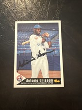 1994 Classic West Palm Beach Expos Antonio Grissom #11 Signed Autograph Card