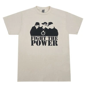 Public Enemy Fight The Power Logo T-Shirt Vintage 80s 90s Hip Hop Rap Flava Flav - Picture 1 of 2