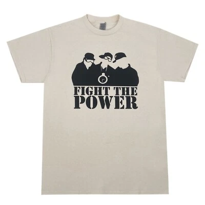 Public Enemy Fight The Power Logo T-Shirt Vintage 80s 90s Hip Hop Rap Flava Flav - Image 1 of 2