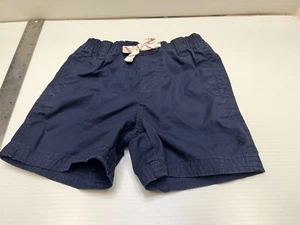 Polo Ralph Lauren Boys NAVY BLUE Cotton Canvas Shorts With BLUE Pony 12MONTHS - Picture 1 of 4